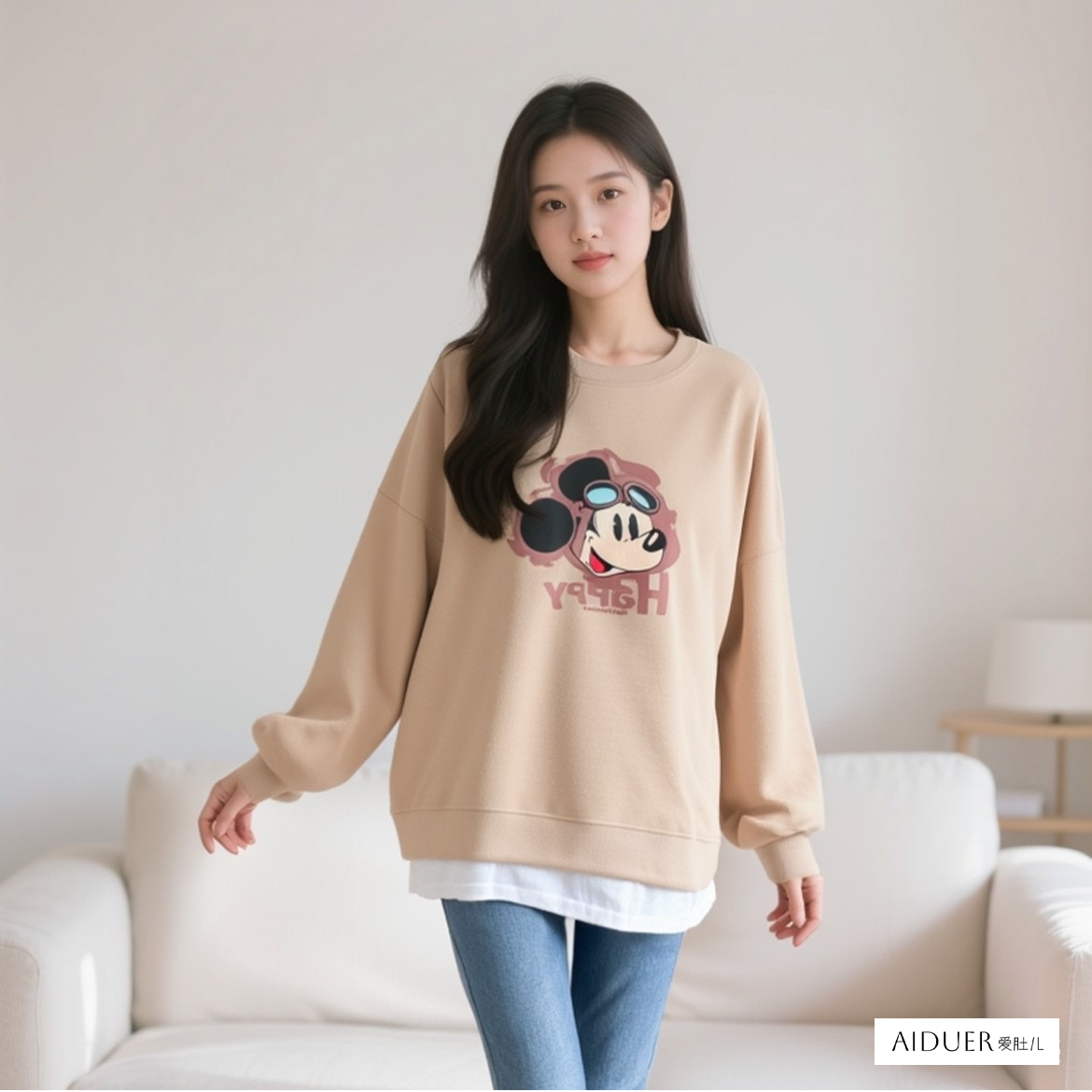 侧拉链卫衣哺乳期上衣服外出辣妈秋季可外穿潮妈秋装产后春秋冬季