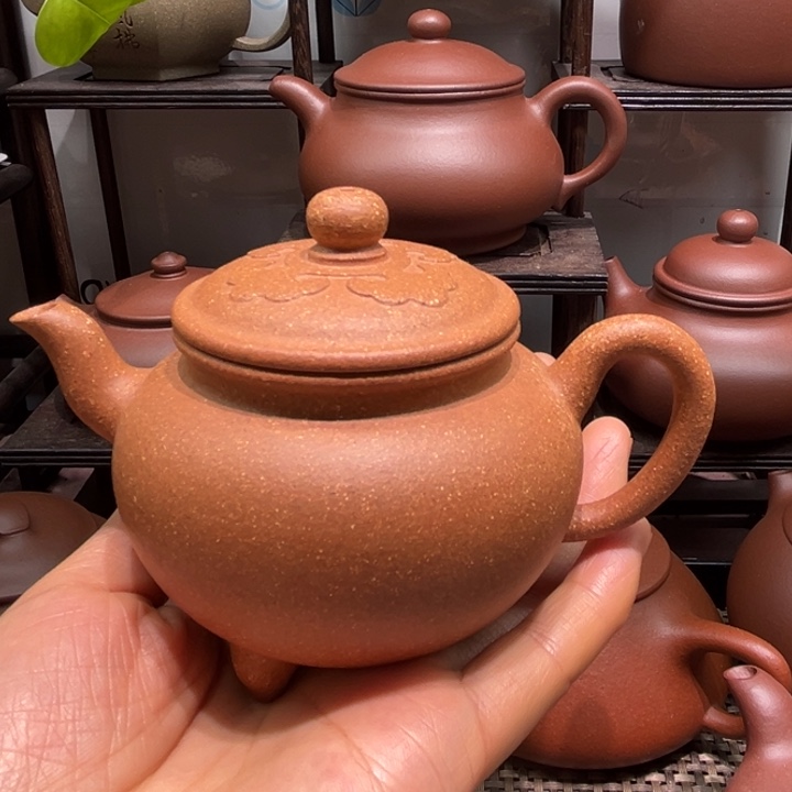 茶壶紫砂降坡大彬如意180cc