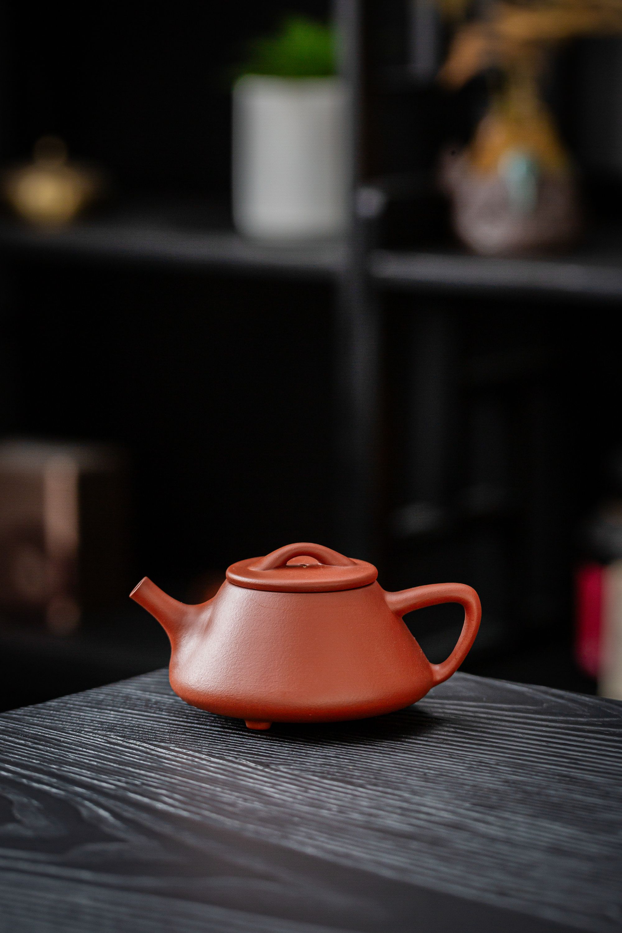  小石瓢壶紫砂功夫茶具中式家用紫砂茶具轻奢高档容量120毫升