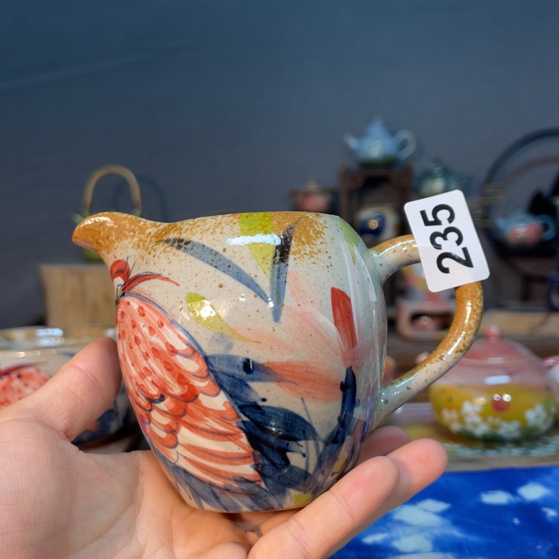 杯素浅陶瓷手工手绘