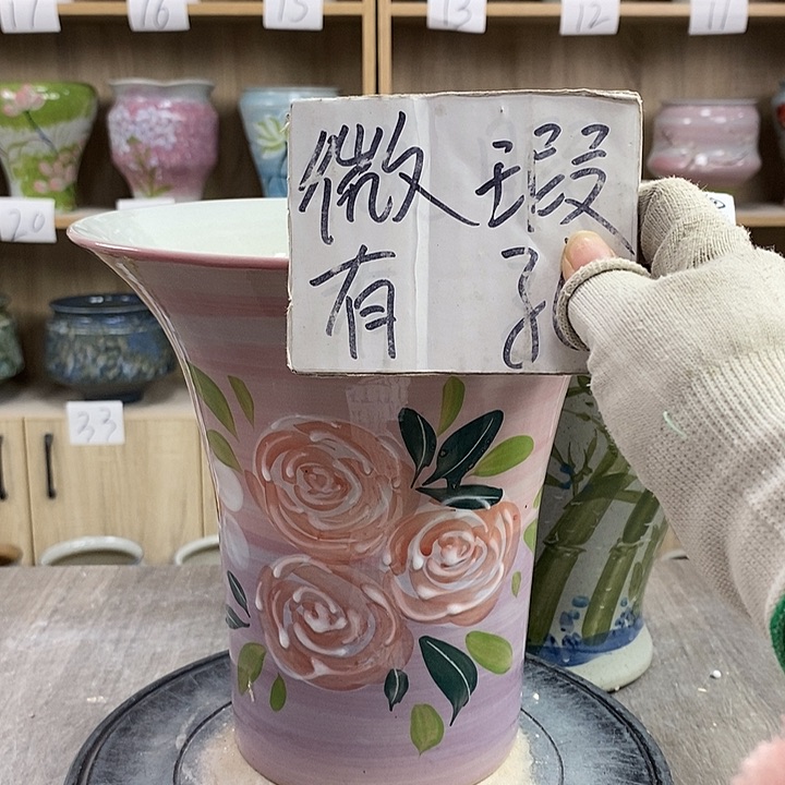 缸8xc景德镇陶瓷花盆