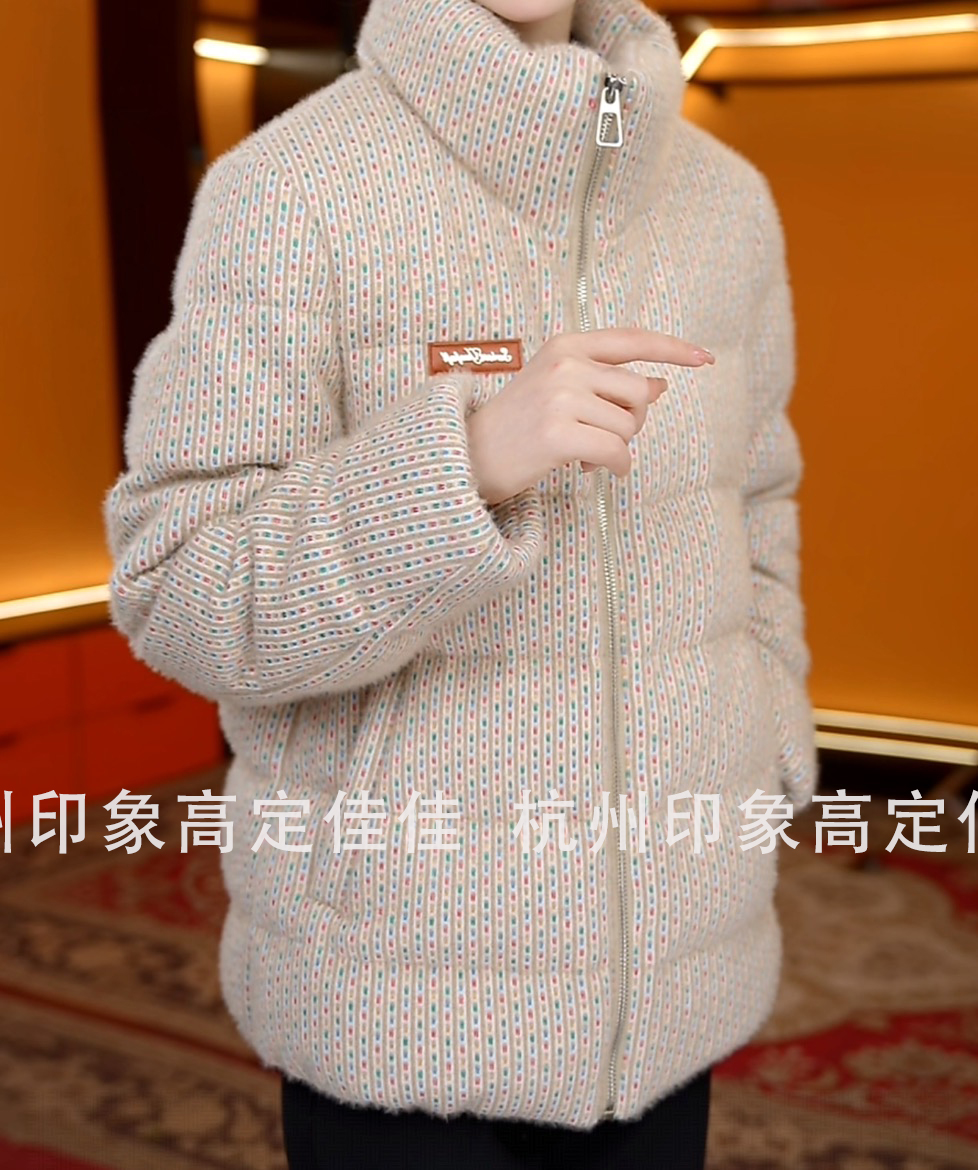 【甄选大朵鸭绒】杭州专柜直发原版正品新款气质时尚羽绒服YJ40034