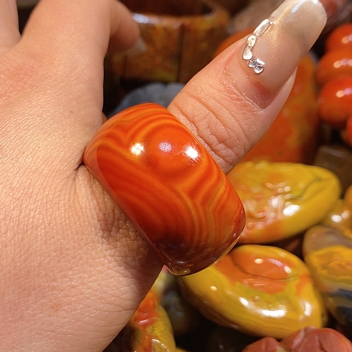 玛瑙/玉髓手链未镶嵌逸*