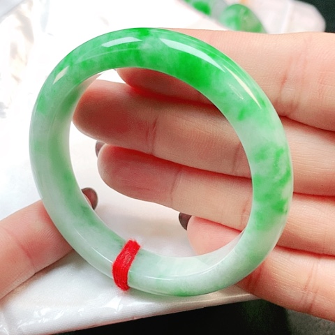 未镶嵌手镯翡翠正圈2350