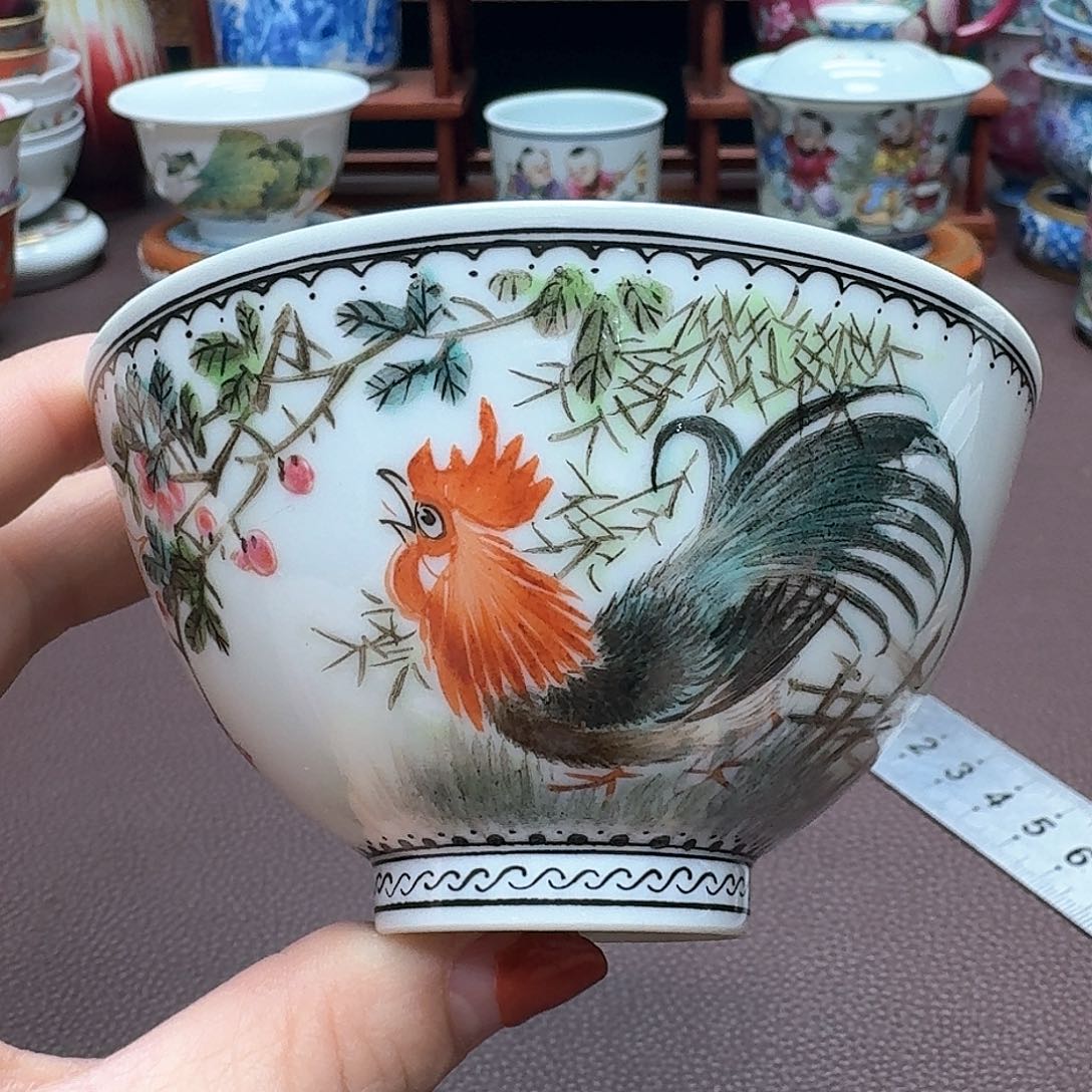 瓷片景德镇仿古手工制作精品展示