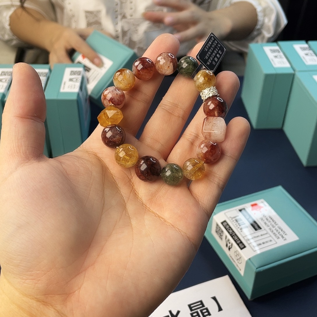 手链水晶银S925镶嵌