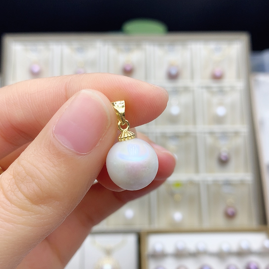 淡水珍珠颈饰合金