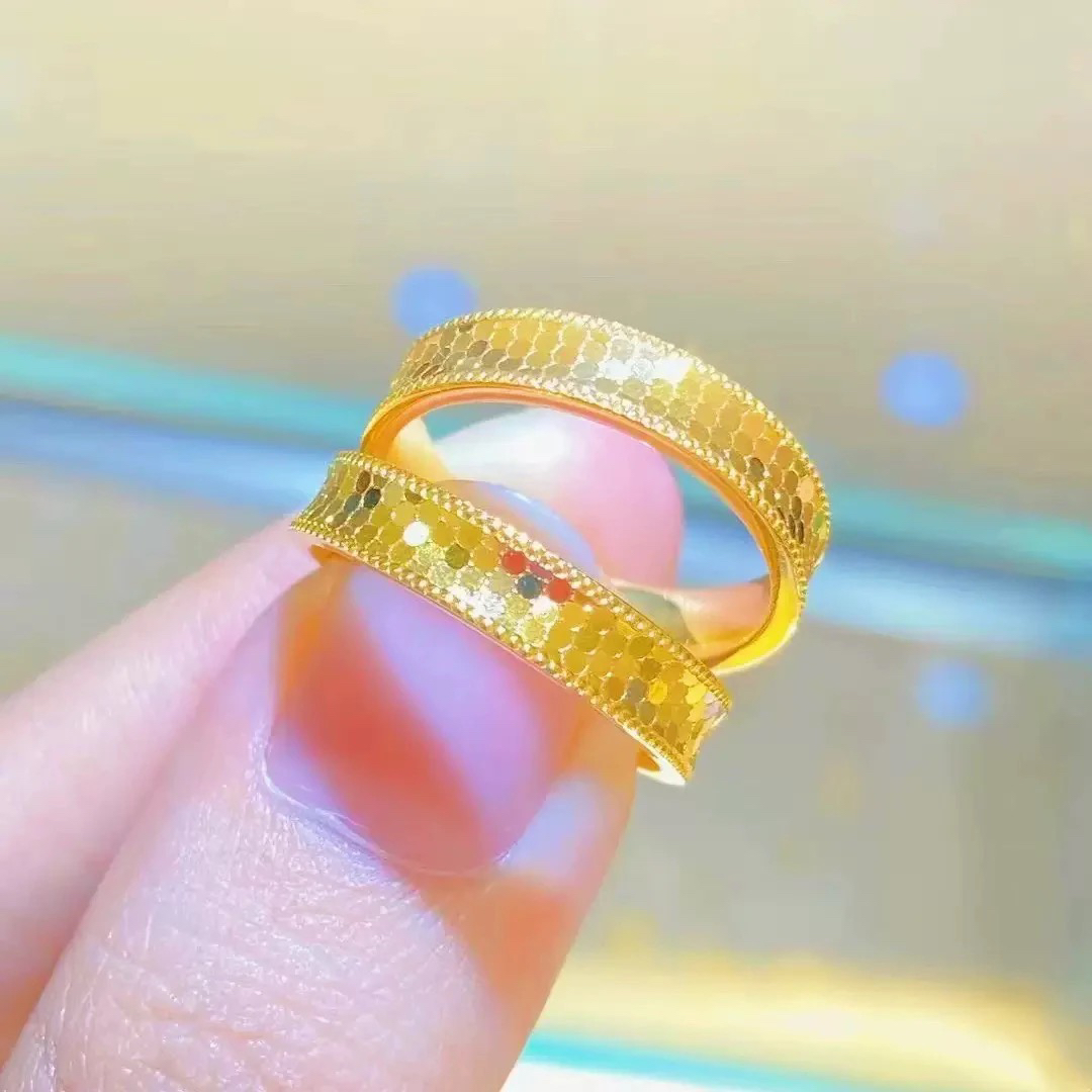 铜合金戒指 【精工版龙鳞戒指首饰饰品】时尚百搭精致精美指环