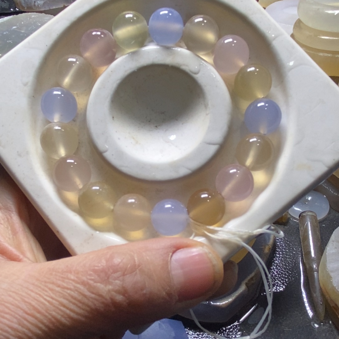 玛瑙/玉髓未镶嵌手链