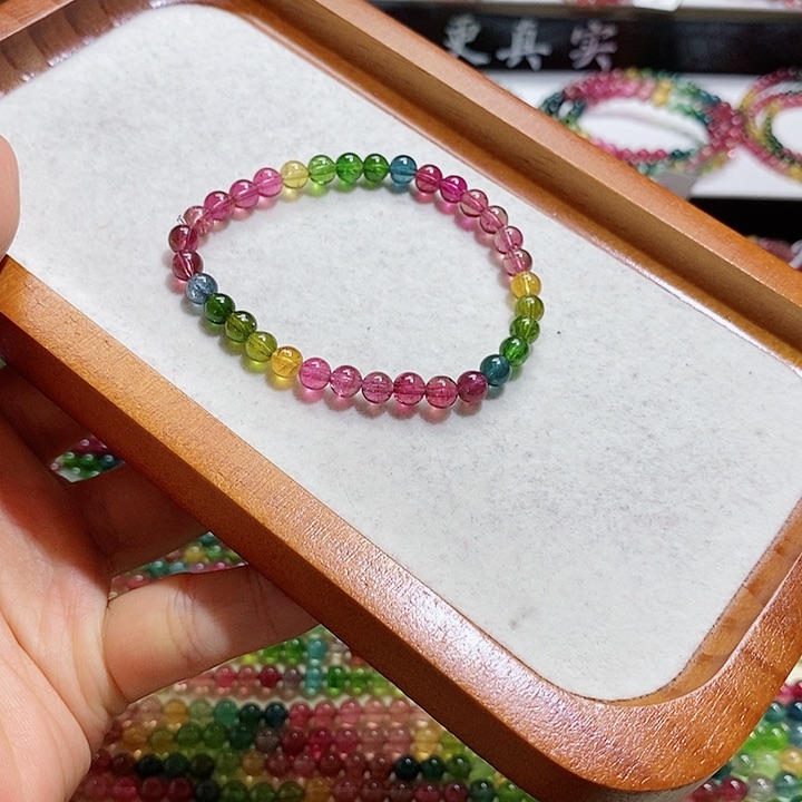 碧玺手链未镶嵌碧玺手链5.4毫米