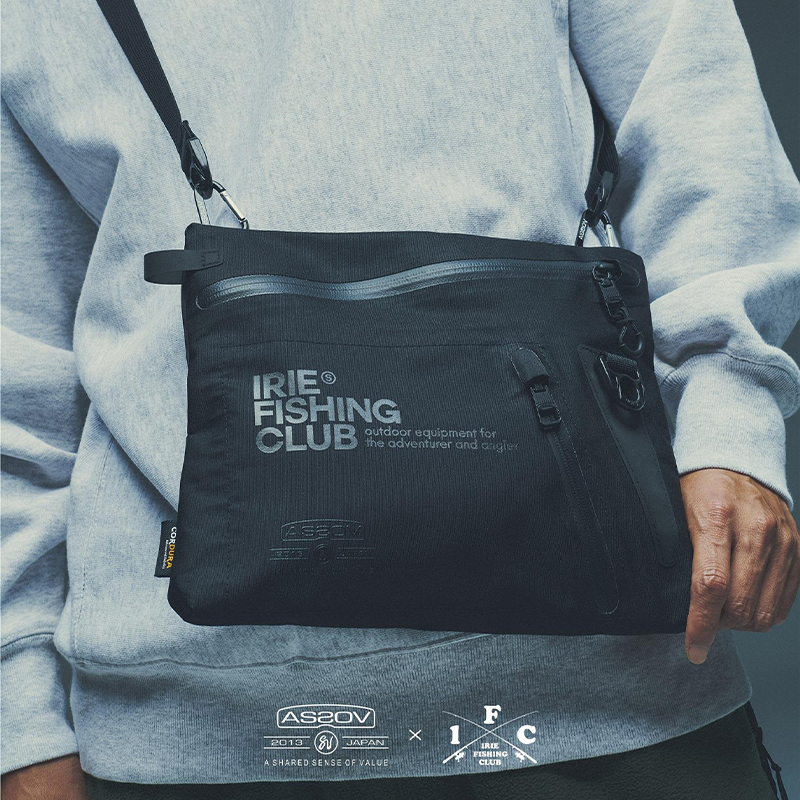 日本IFC ×AS2OV WATERPROOF CORDURA SACOCHE斜挎包IFAW24-044