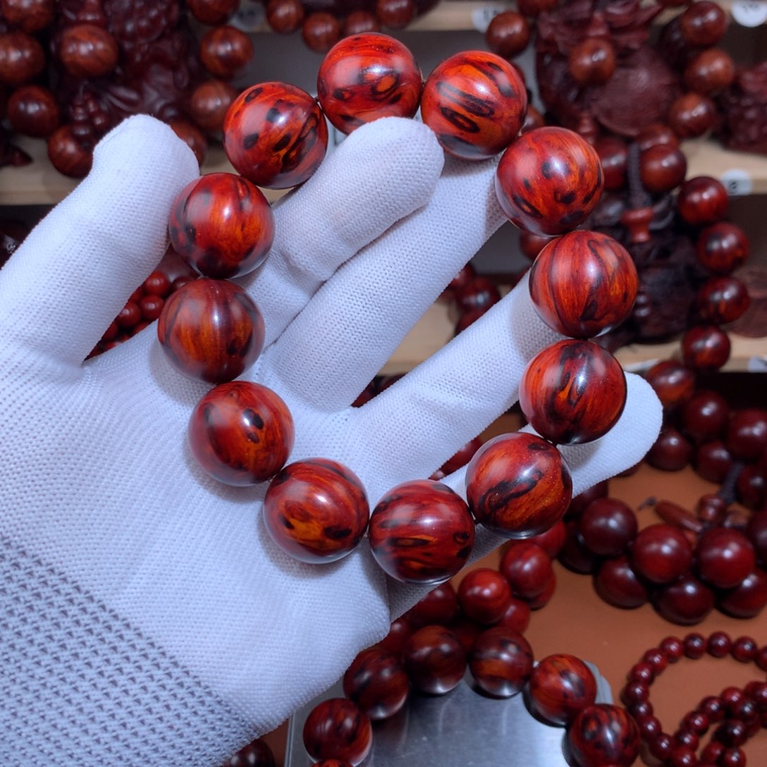 ヾ***年木2.0泥料芝麻花-火焰纹