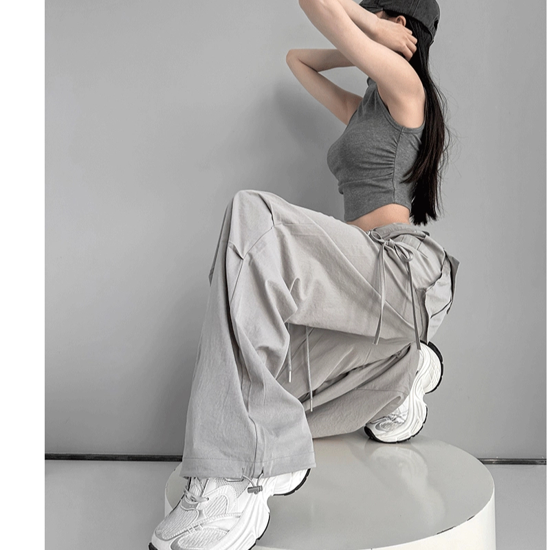 【新升级冰感防晒】美式休闲工装裤夏季宽松显瘦百搭裤潮流运动薄款