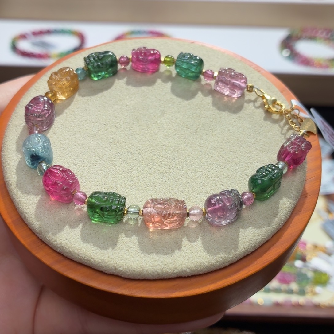 未镶嵌碧玺手串两天看货期