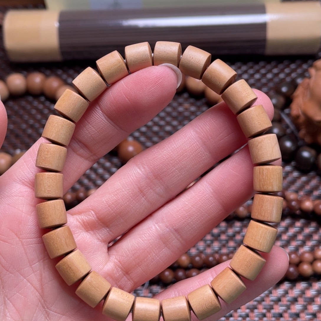 手串/手链檀香木0.8直切顺纹福利款