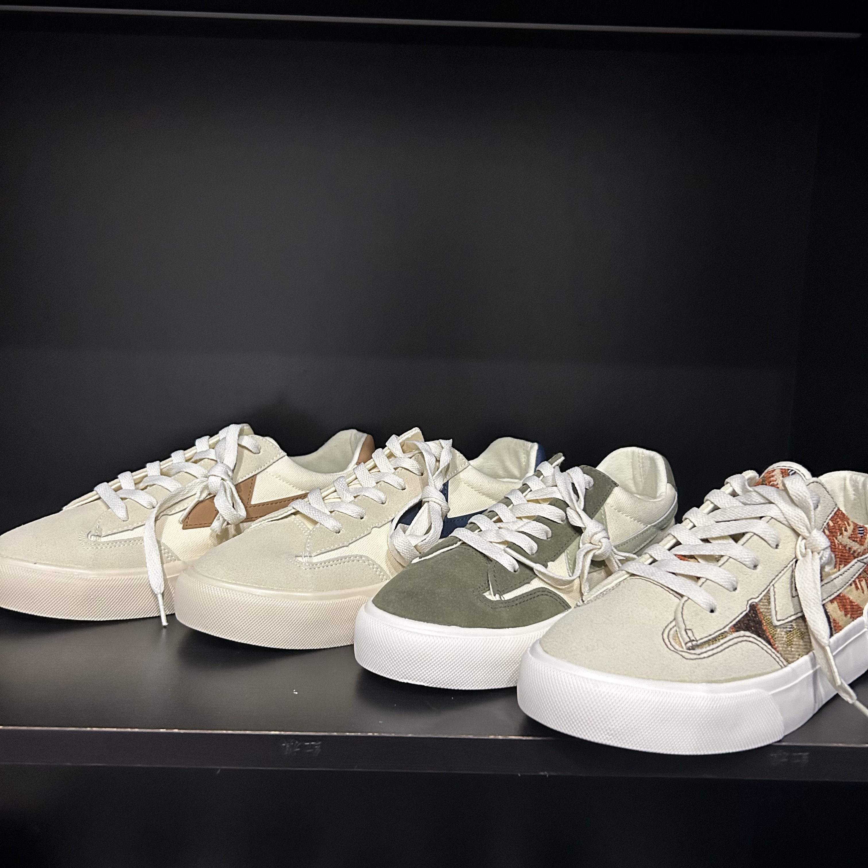 大厂品质！国潮限定刺绣青年复古ins增高翘底帆布鞋男女同款叁贰玖