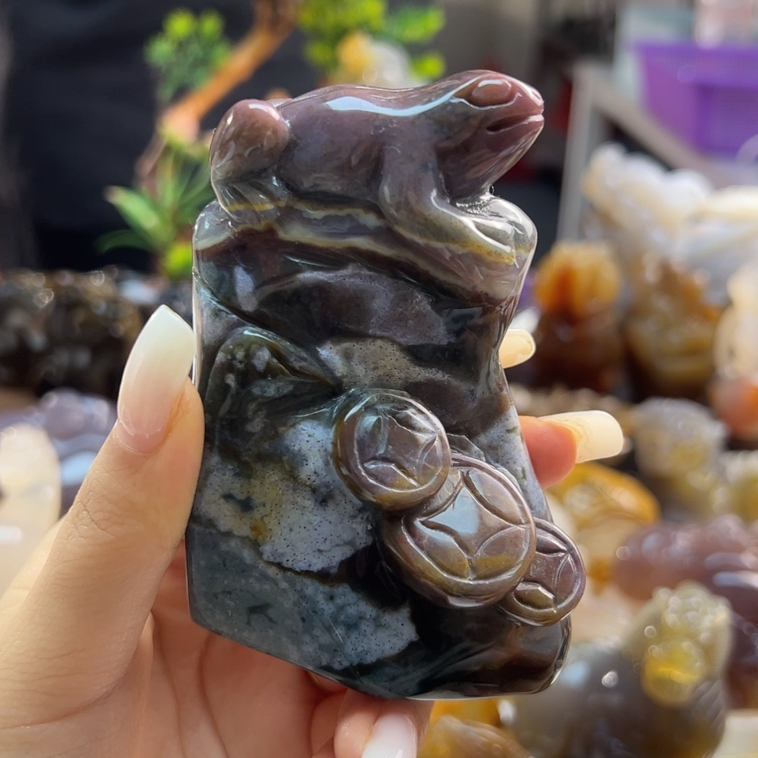 玛瑙/玉髓未镶嵌吊坠(不含链)