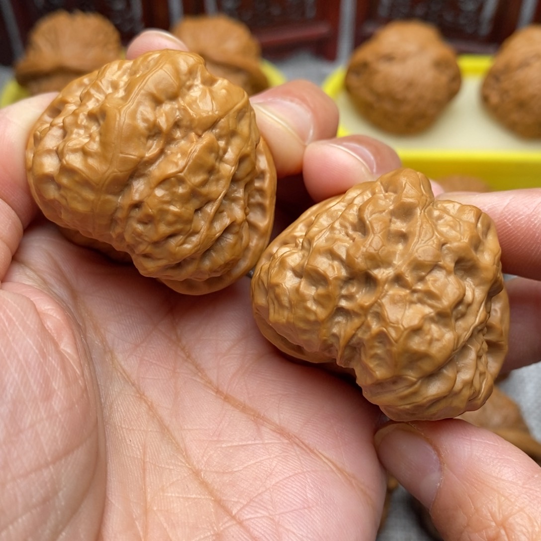 文玩核桃把件延庆蛙40.5尺