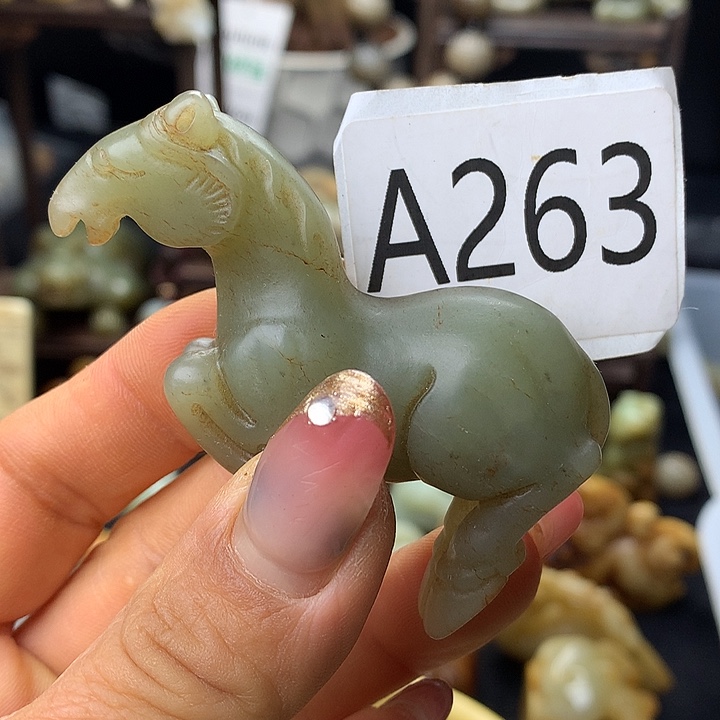 和田玉银S925镀金镶嵌颈饰