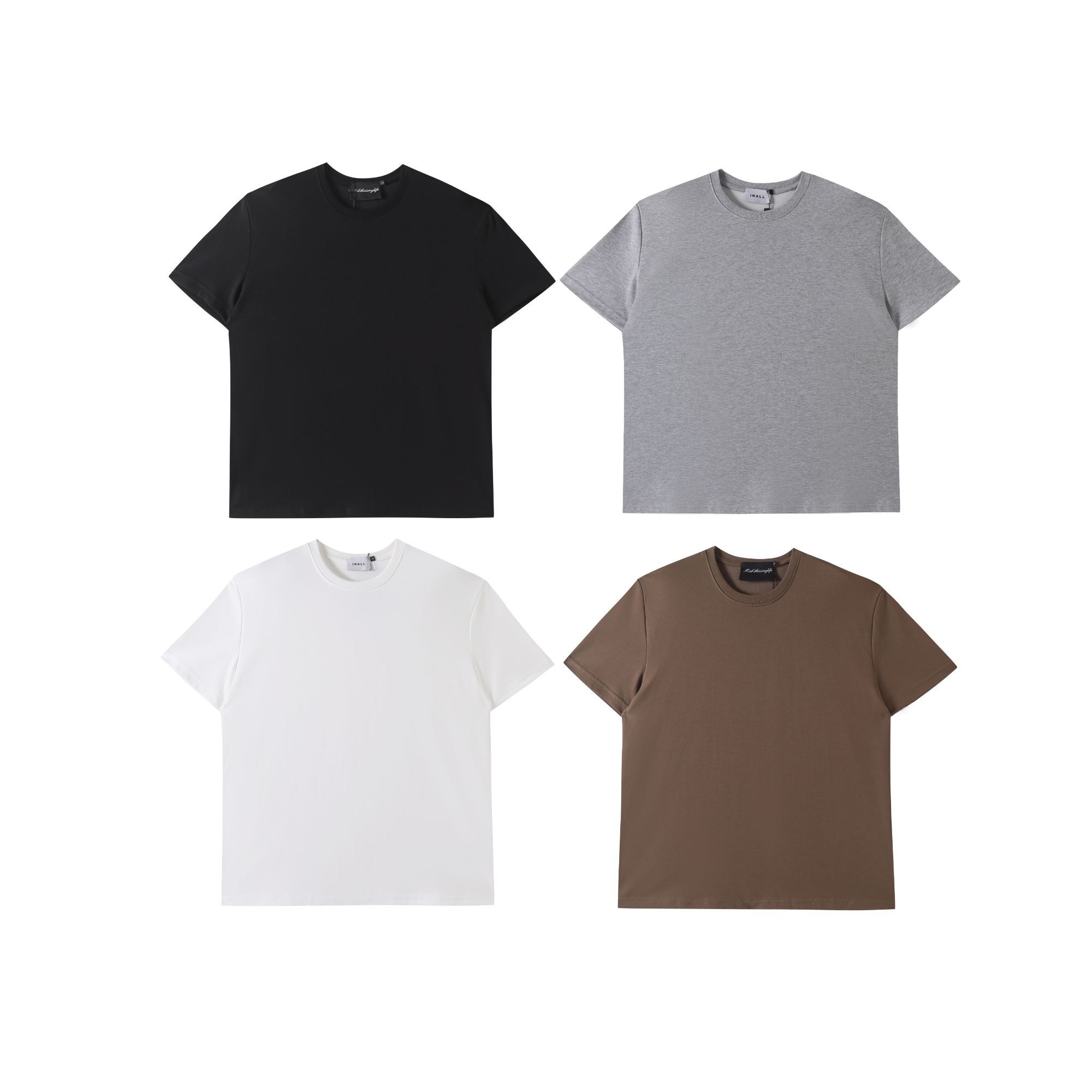 【25新款】7A抗菌显大打底boxy小领口速干冰皮短袖休闲t恤透气运动