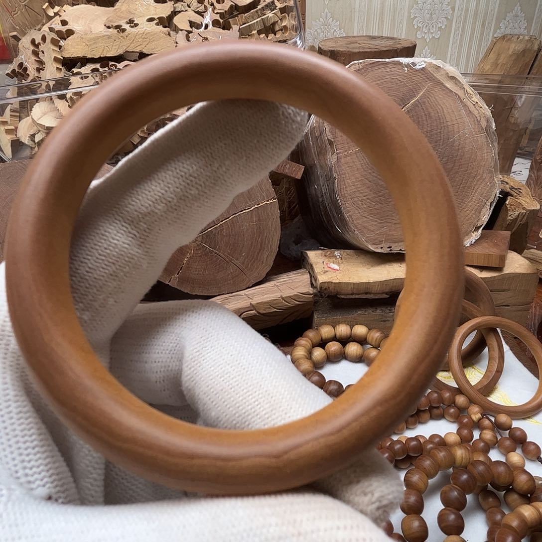 檀香木其他春****雨定制手镯