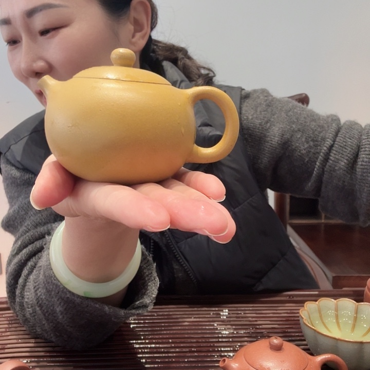 紫砂茶壶150c黄金段西施