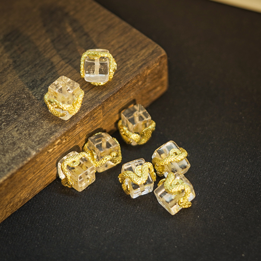 925银银制品 【发1个】9MM+*10MM+银饰散珠DIY文玩珠宝PJ219