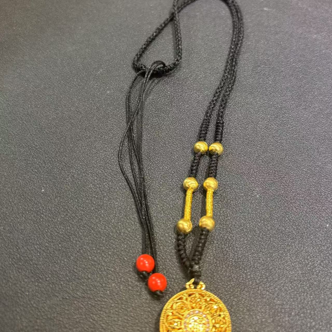 【MS】卡6MM猫眼金珠配玛瑙珠diy（满六颗赠足 金 罗盘HJ081-1