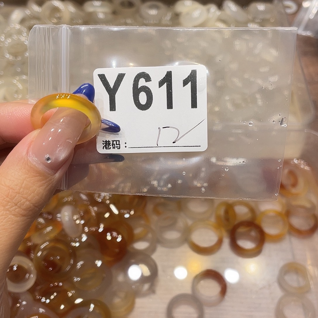 玛瑙/玉髓未镶嵌戒指611