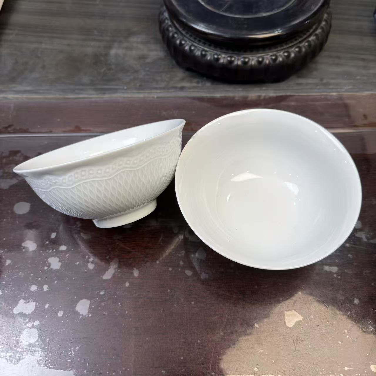 景德镇陶瓷-影青双碗