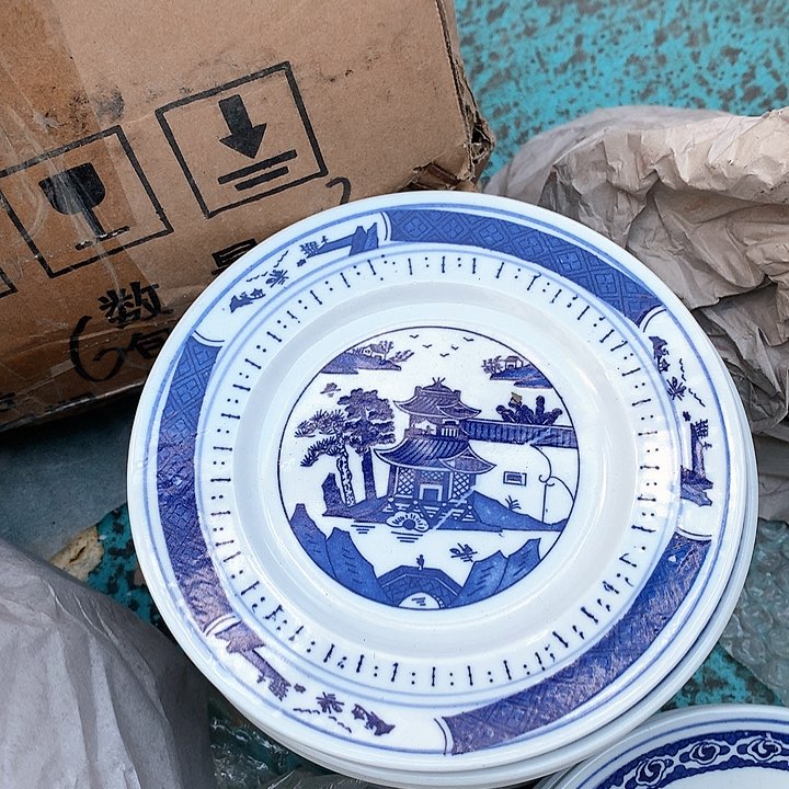 摆件景德镇6寸梧桐平盘