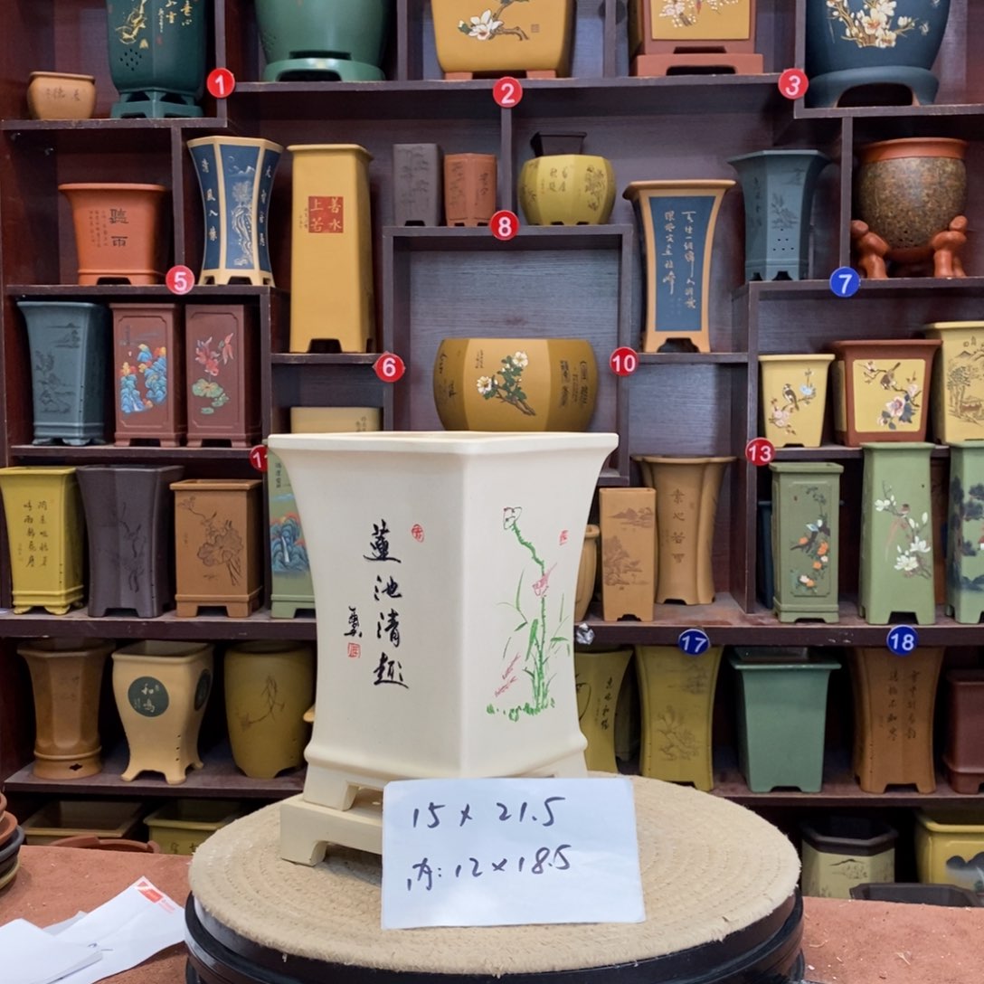 紫砂花盆紫砂花盆