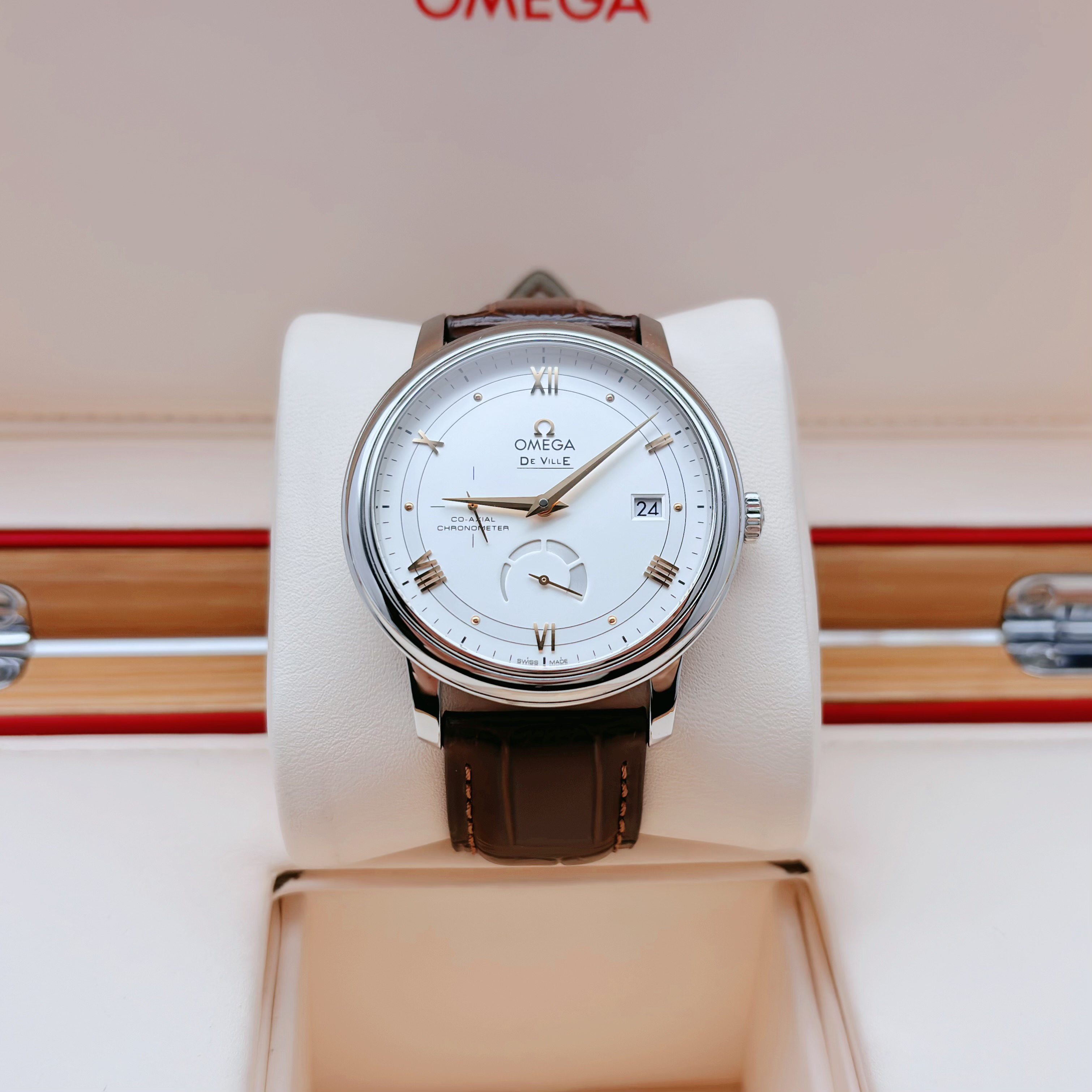 99新 Omega/欧米茄 碟飞/22年全套/39.5MM/机械/公价3770”