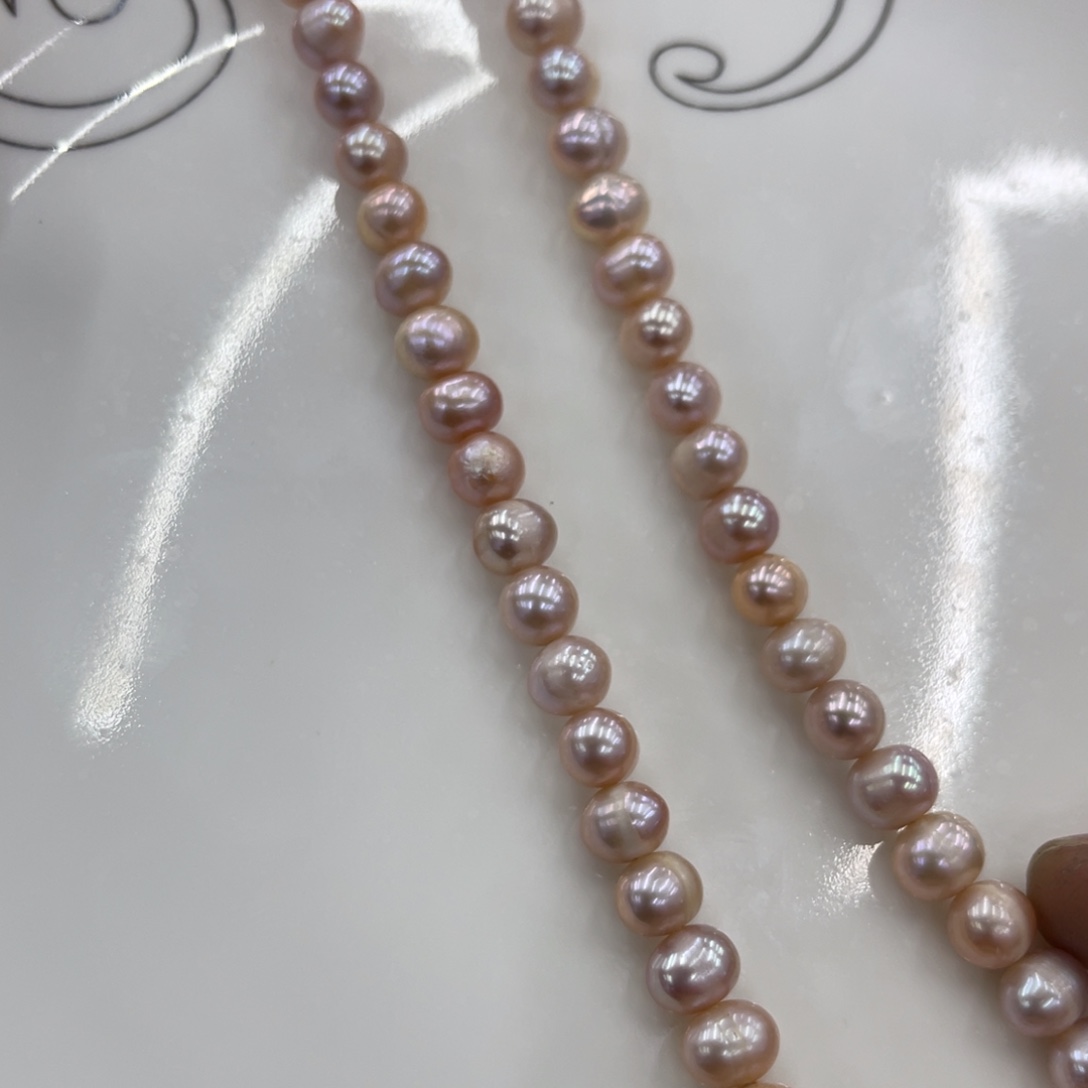 淡水珍珠颈饰合金594