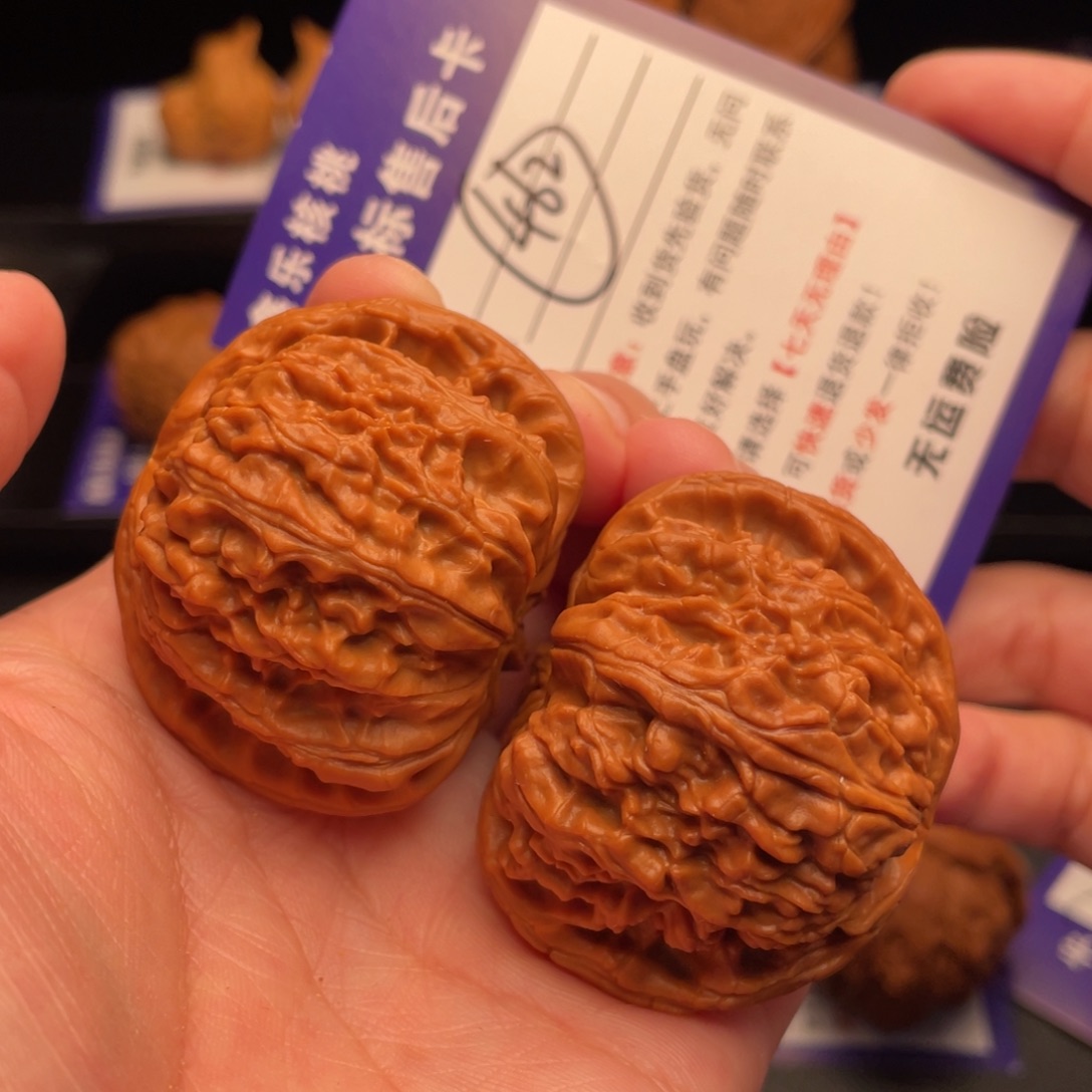 把件文玩核桃白狮子44