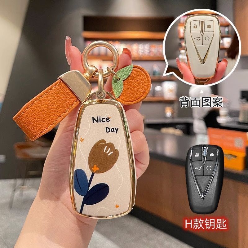 适用长安cs75plus钥匙套univ逸动unit车cs55欧尚z6糯玉米逸达悦翔