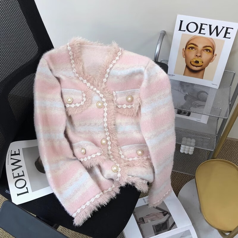 小香风外套女春秋2025新款时尚洋气名媛减龄宽松百搭流苏短款上衣