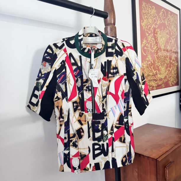 99新 BURBERRY/博柏利 花色上衣 40码 41985