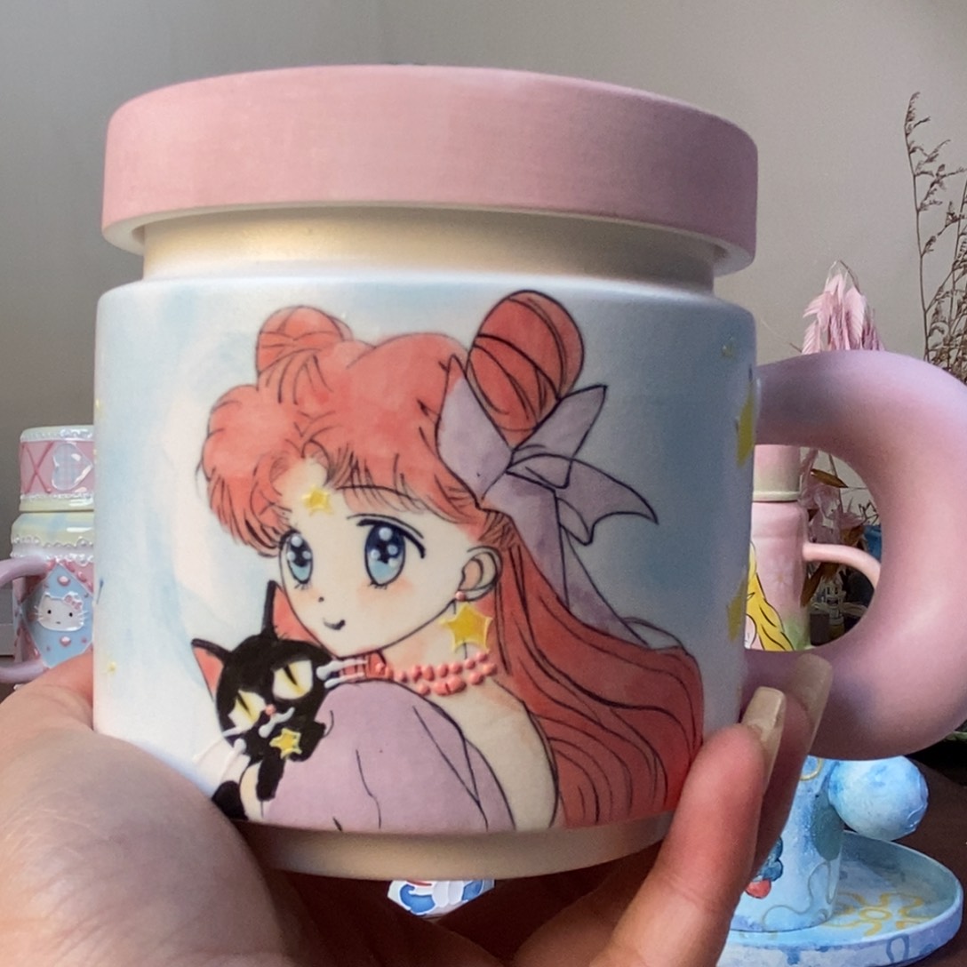 杯景德镇手绘水杯