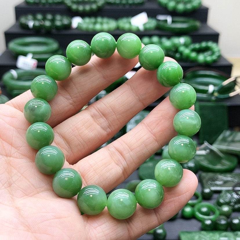 【闪购商品】和田玉（碧玉）手链未镶嵌