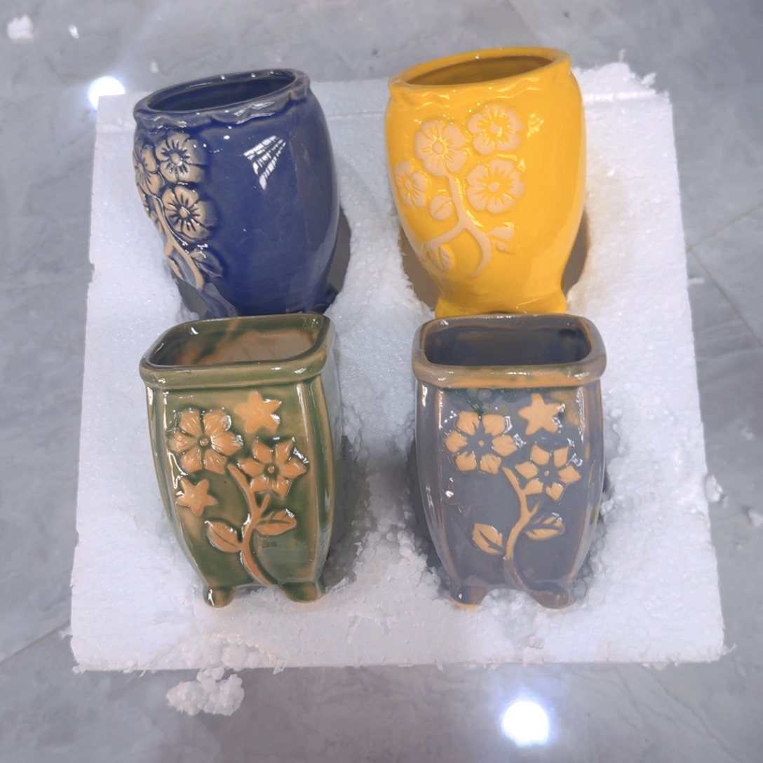 紫砂花盆粗陶盆醋