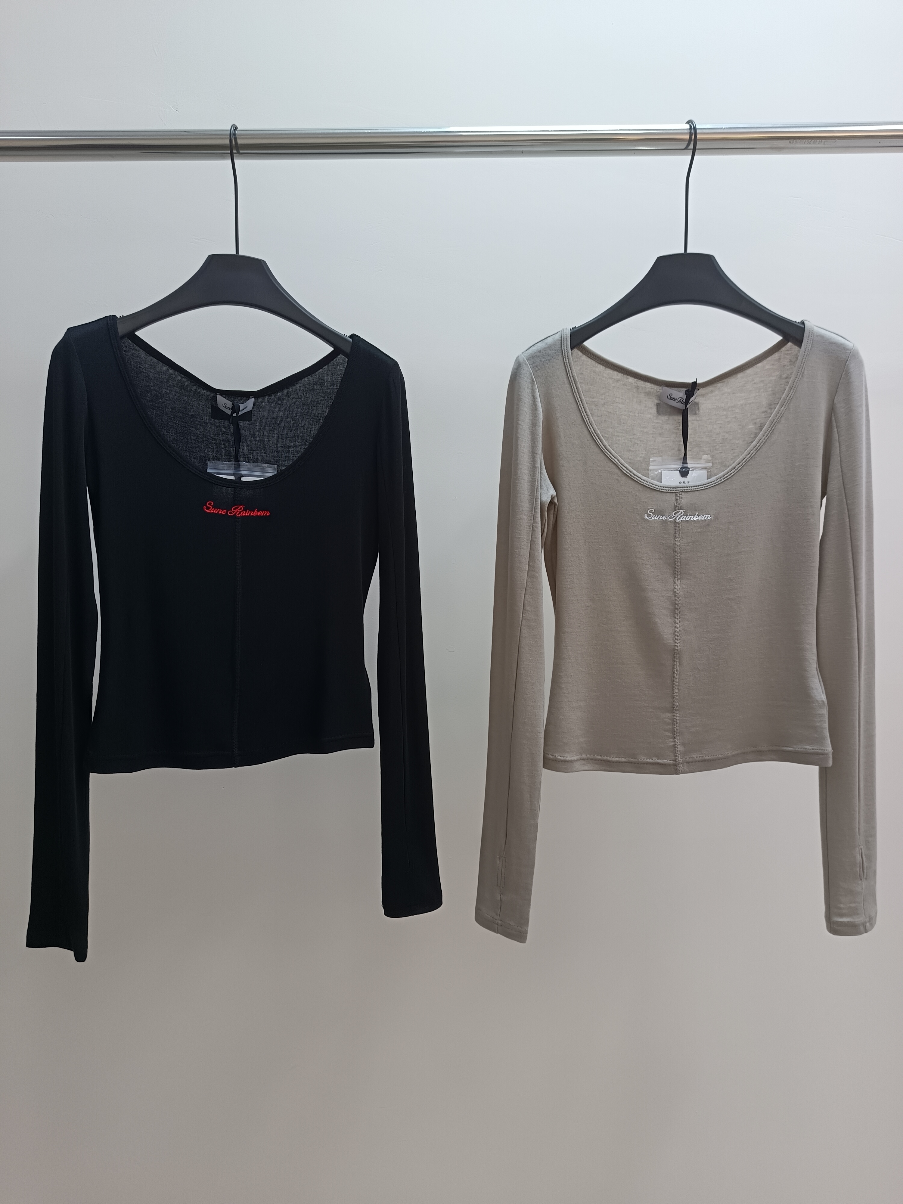 SuneRainbom-多色修身款小衫