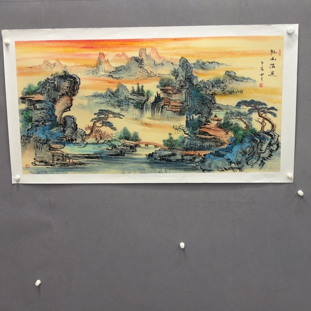 国画亲笔手绘原创