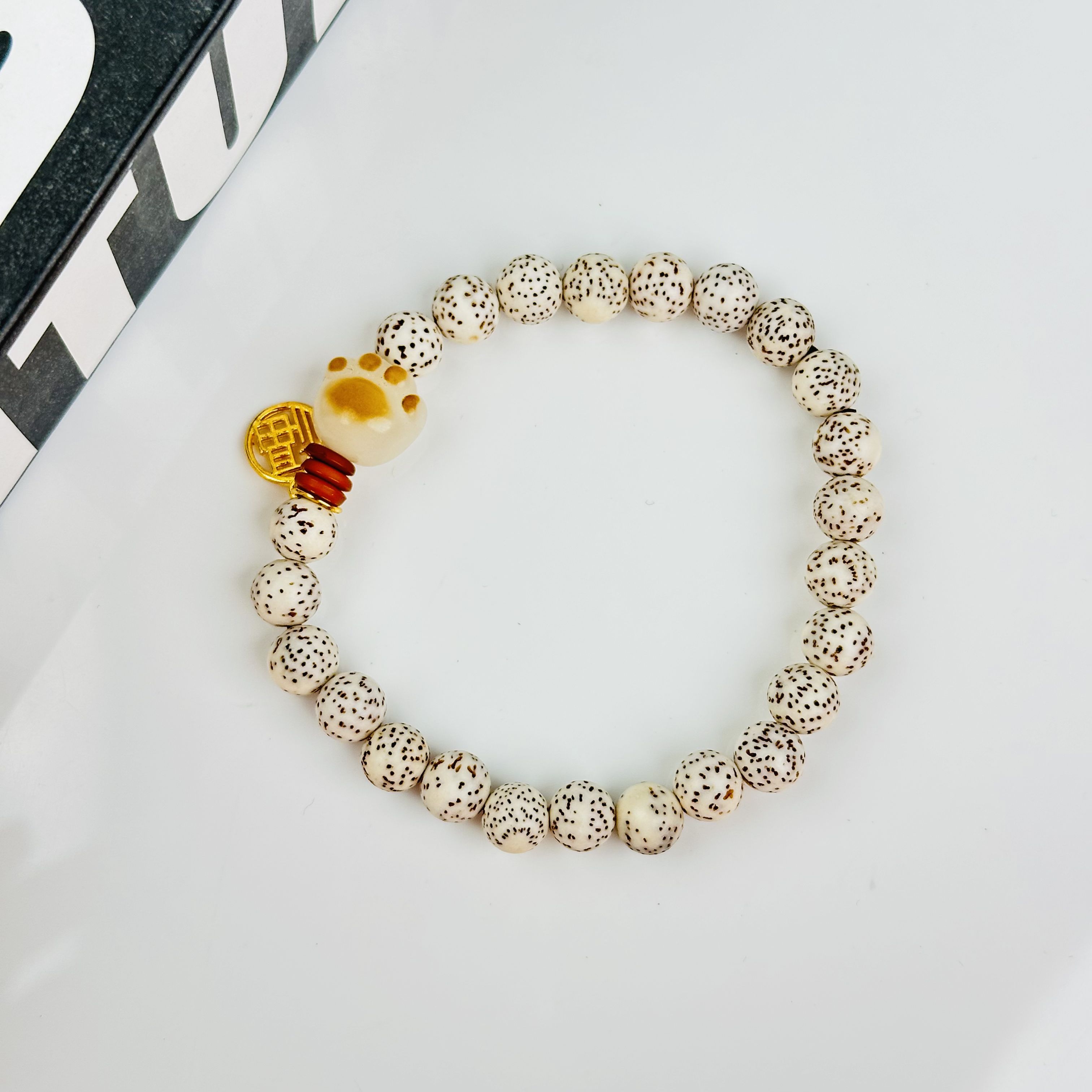 非金属木质手链 S8-轻奢金手链手工单圈手串-004单圈串珠首饰饰品