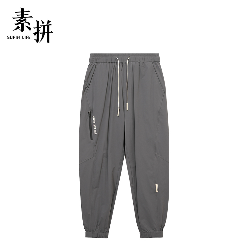 素拼休闲裤SPBXK323279BM