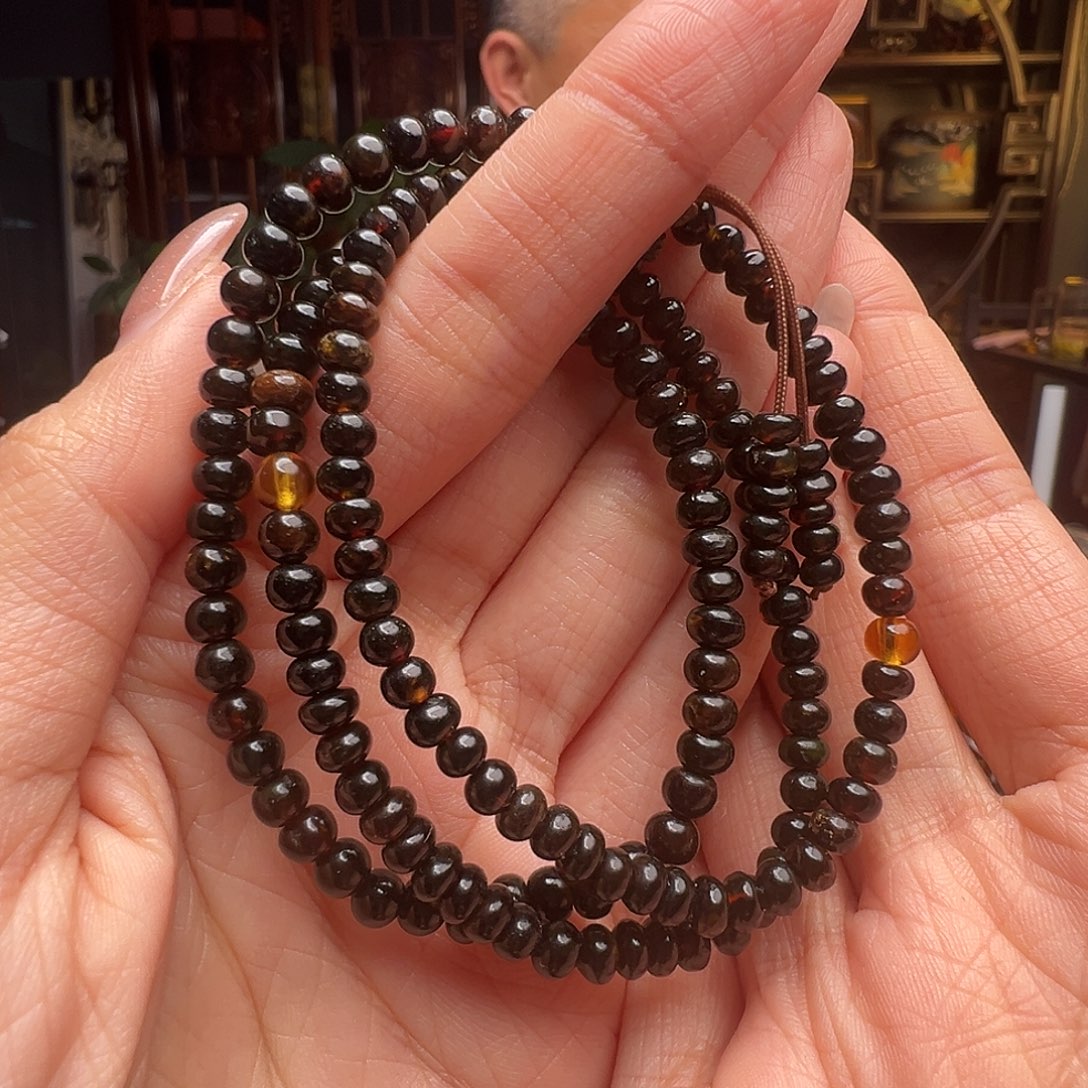 琥珀未镶嵌裸石抚顺琥珀20496四