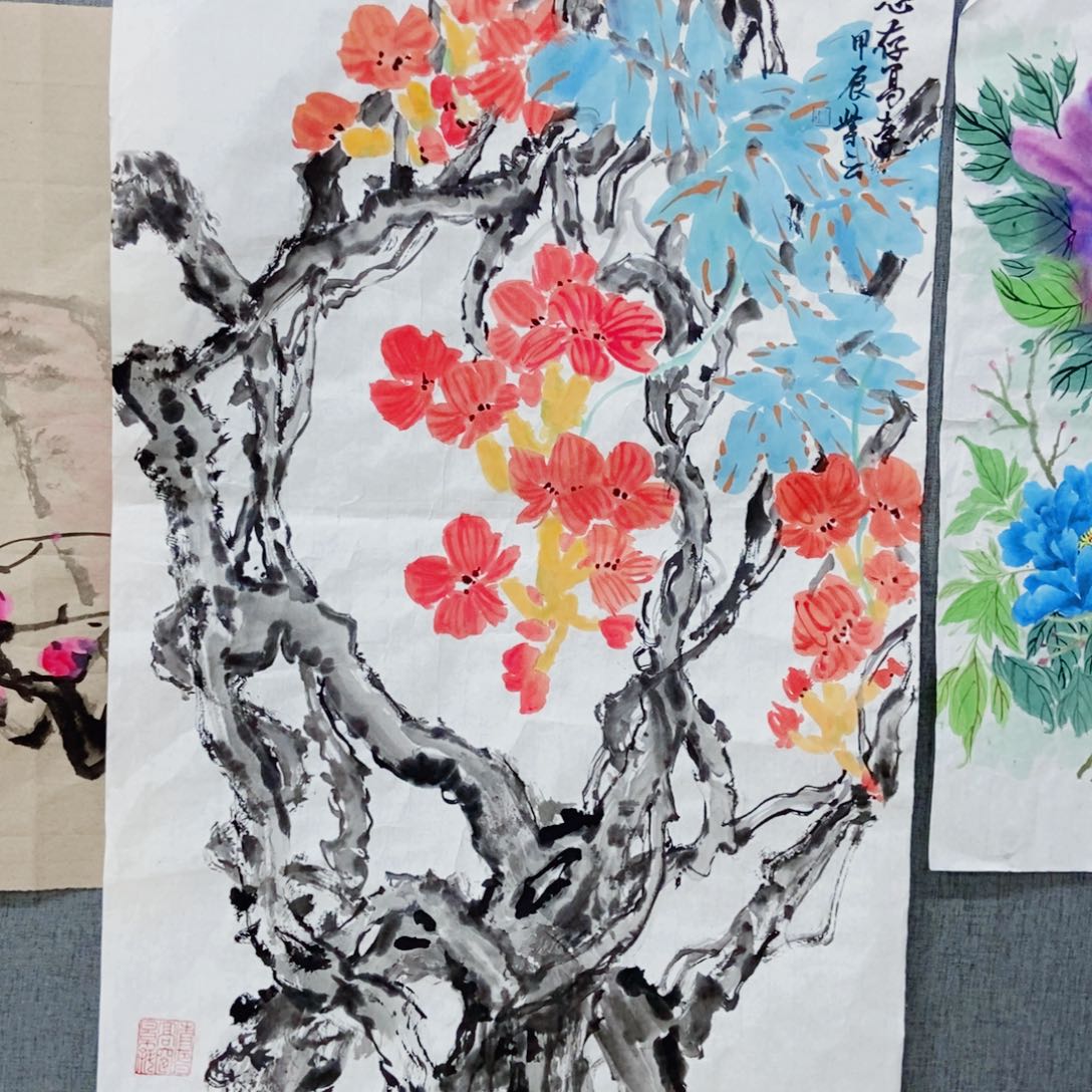 国画手写手会国画30