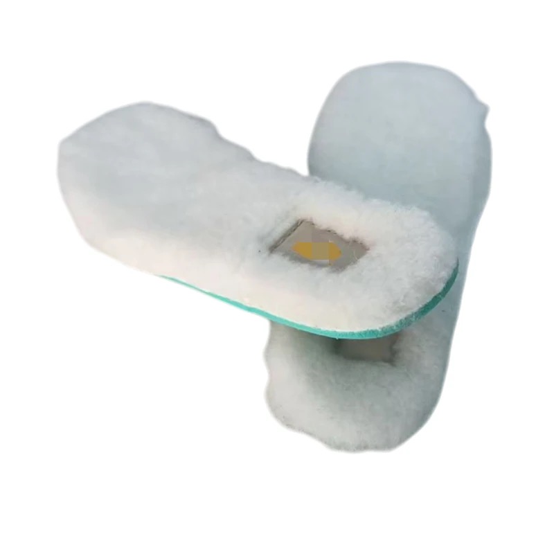 羊皮毛一体毛乳胶鞋垫