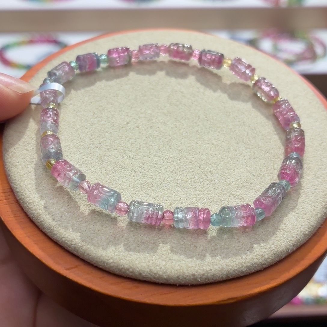 未镶嵌手串碧玺两天看货期