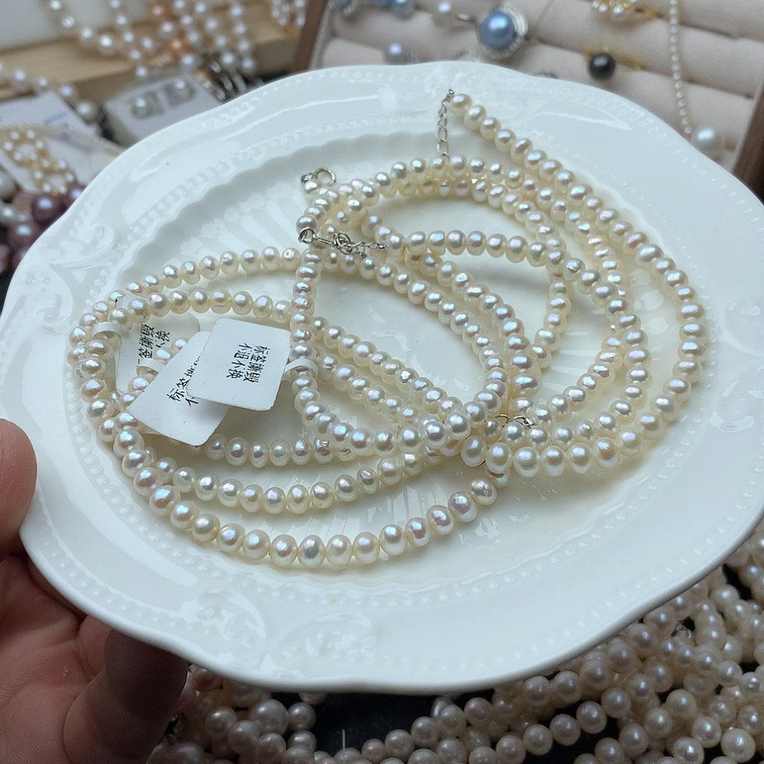 淡水珍珠4-5未镶嵌x22项链